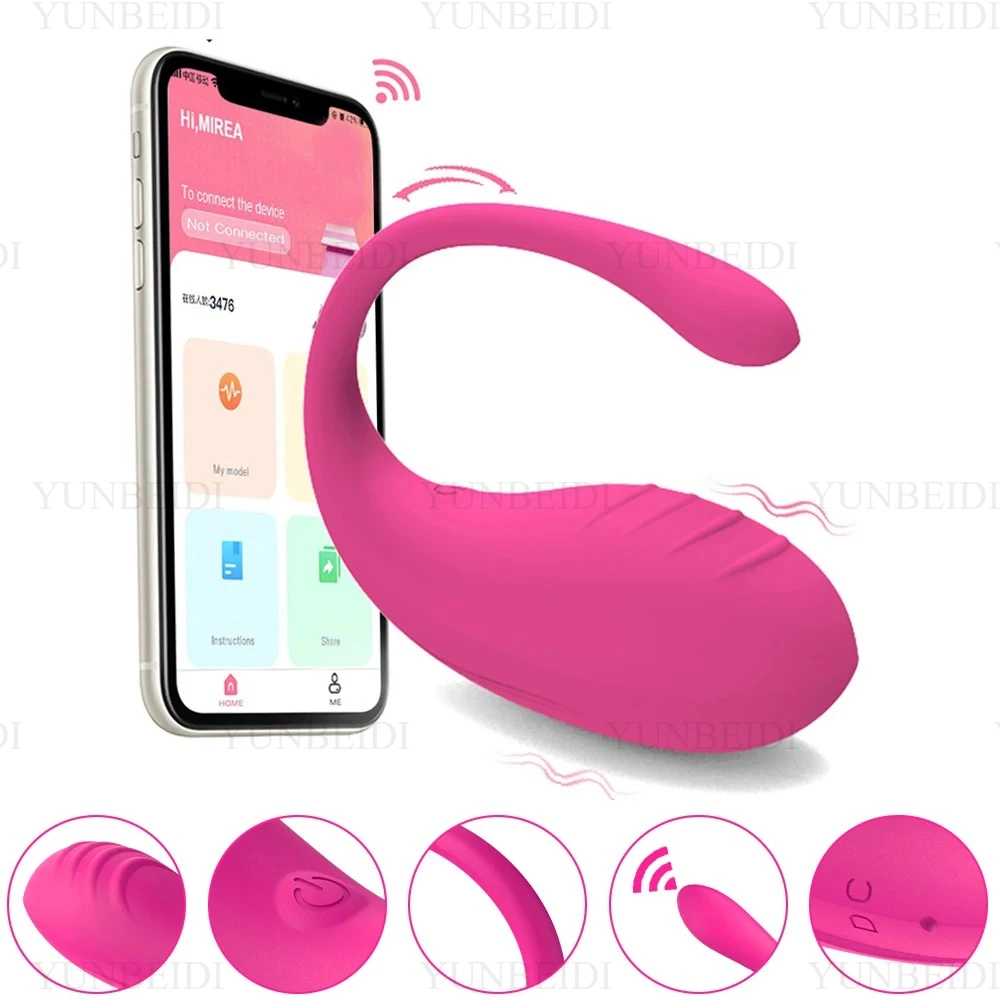 Medical Laboratory Science - APP Afstandsbediening Ei-schudapparaat Vrouwelijke Penisvibrator Vaginale