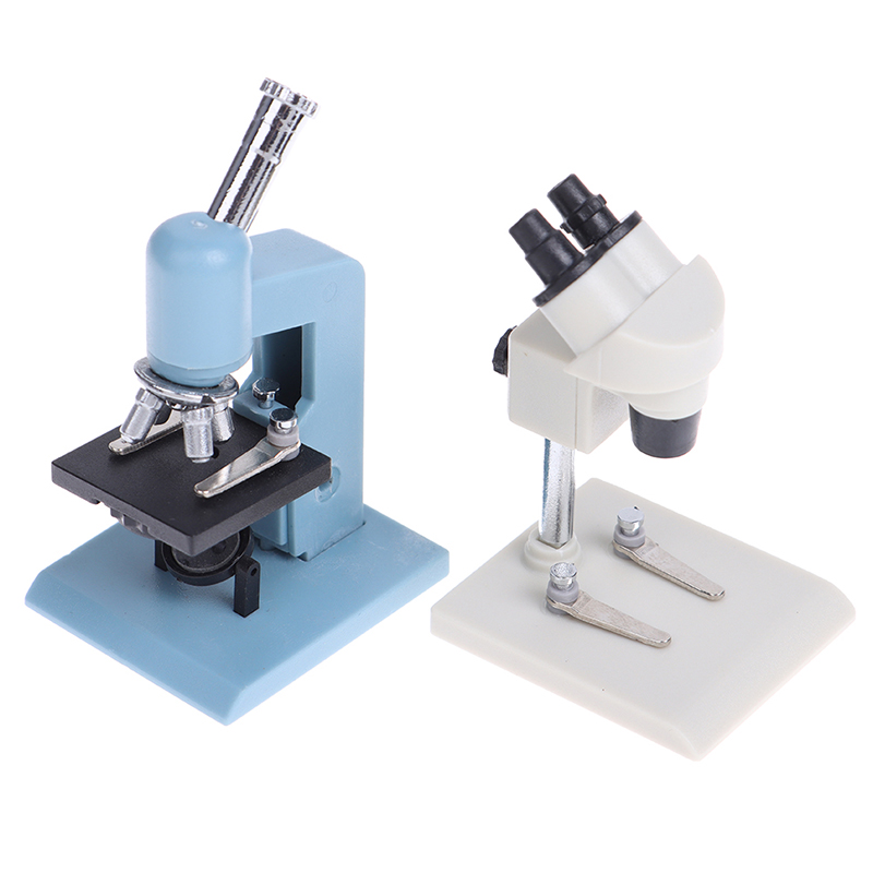 Medical Laboratory Technology - 1Pc 1:12 Poppenhuis Miniatuur Microscoop Laboratoriumapparatuur
