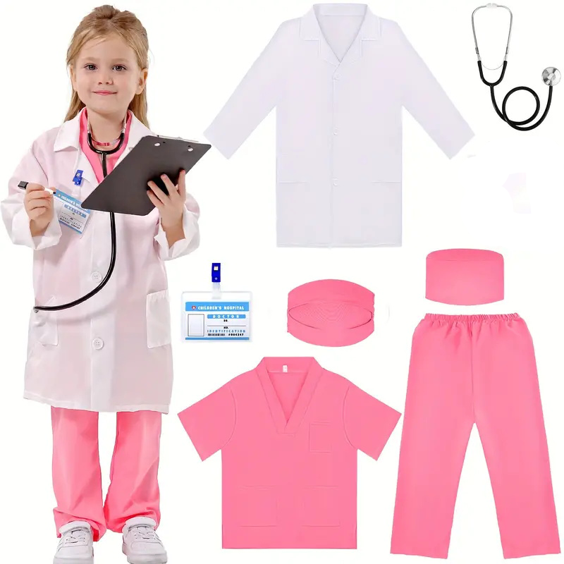 Medical Lab Units - 7 STKS Kids Arts Verpleegkundige Cosplay