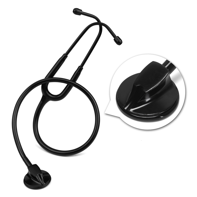 Medical Laboratory Science - Alle zwarte medische cardiologie arts stethoscoop