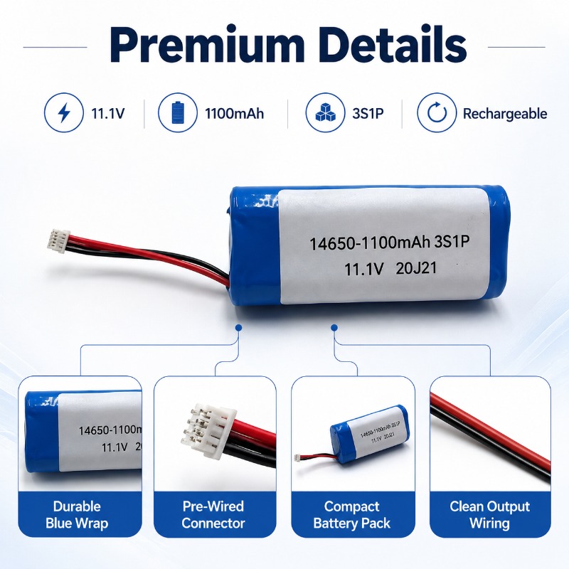 11.1V 14650 Li-ion batterijpak - Medical Laboratory Science recensie en prijs